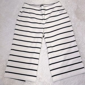 MAREE Pour‎ TOI Wide Leg Crop Pants Black and White Size 14